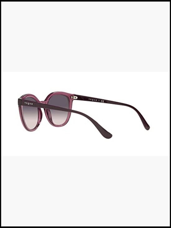 Oval Sunglasses with 100% UV Protection and Gradient Lenses main image 5